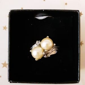 Faux Pearl Ring